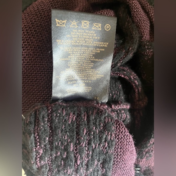 Burberry Button Front Cardigan Sweater. Silk/Rayon. M - Picture 4 of 5